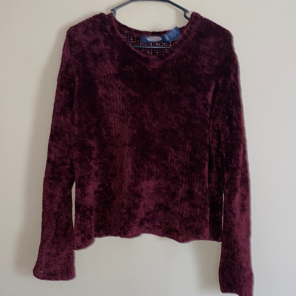 Vintage Jordache Maroon Sweater